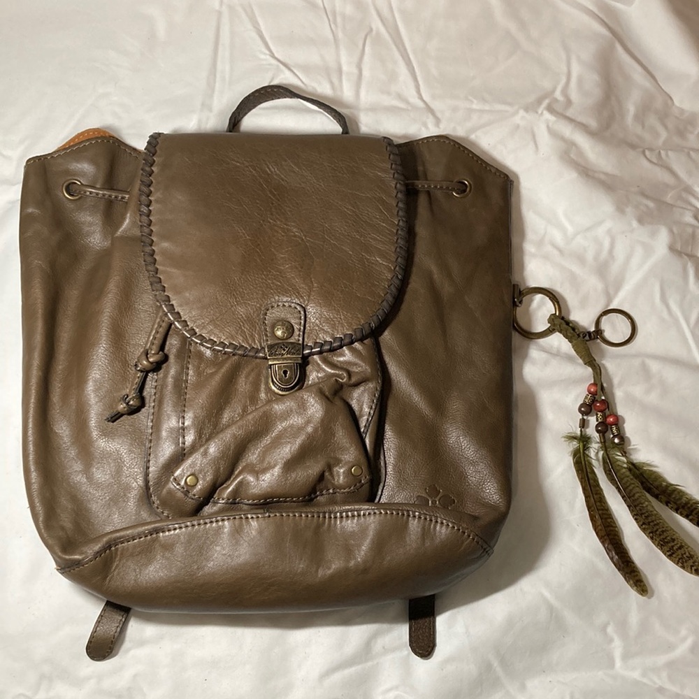 Patricia Nash Brown Leather Backpack